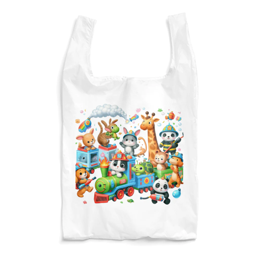 nail_aphroditeのあにまる消防隊 Reusable Bag