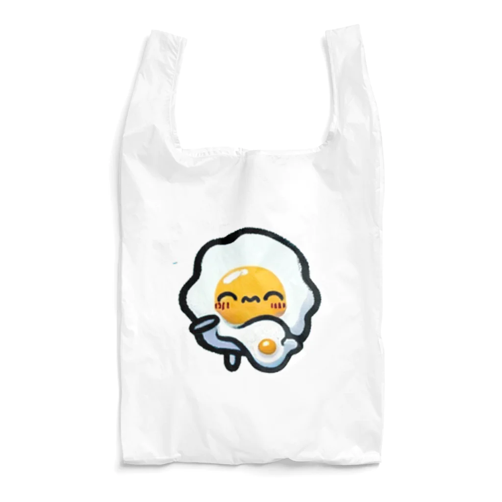 manaco-の御裾分けする、めだまやき君 Reusable Bag