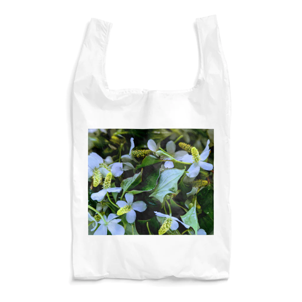 nijiirosorausagiのどくだみの花  うさぎの畑 Reusable Bag