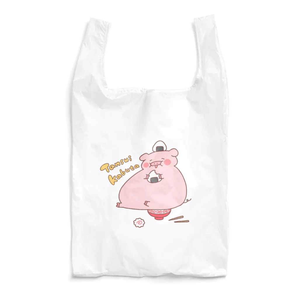 おてんば魔法店のTANSUIKABUTA-たんすいかぶた- Reusable Bag