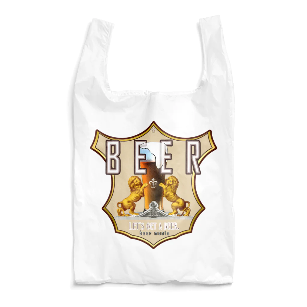 PALA's SHOP　cool、シュール、古風、和風、のＢＥＥＲ　エンブレム　５ Reusable Bag