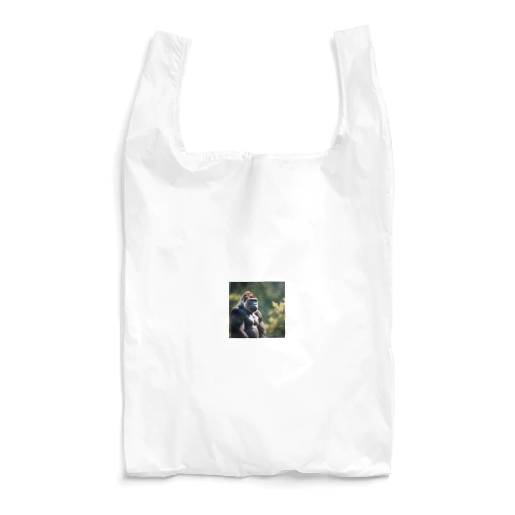 sunday_sataurday_freedayの勝ち気なゴリラ Reusable Bag