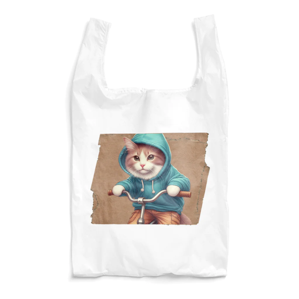 終わらない夢🌈のにゃんこ🐱 Reusable Bag