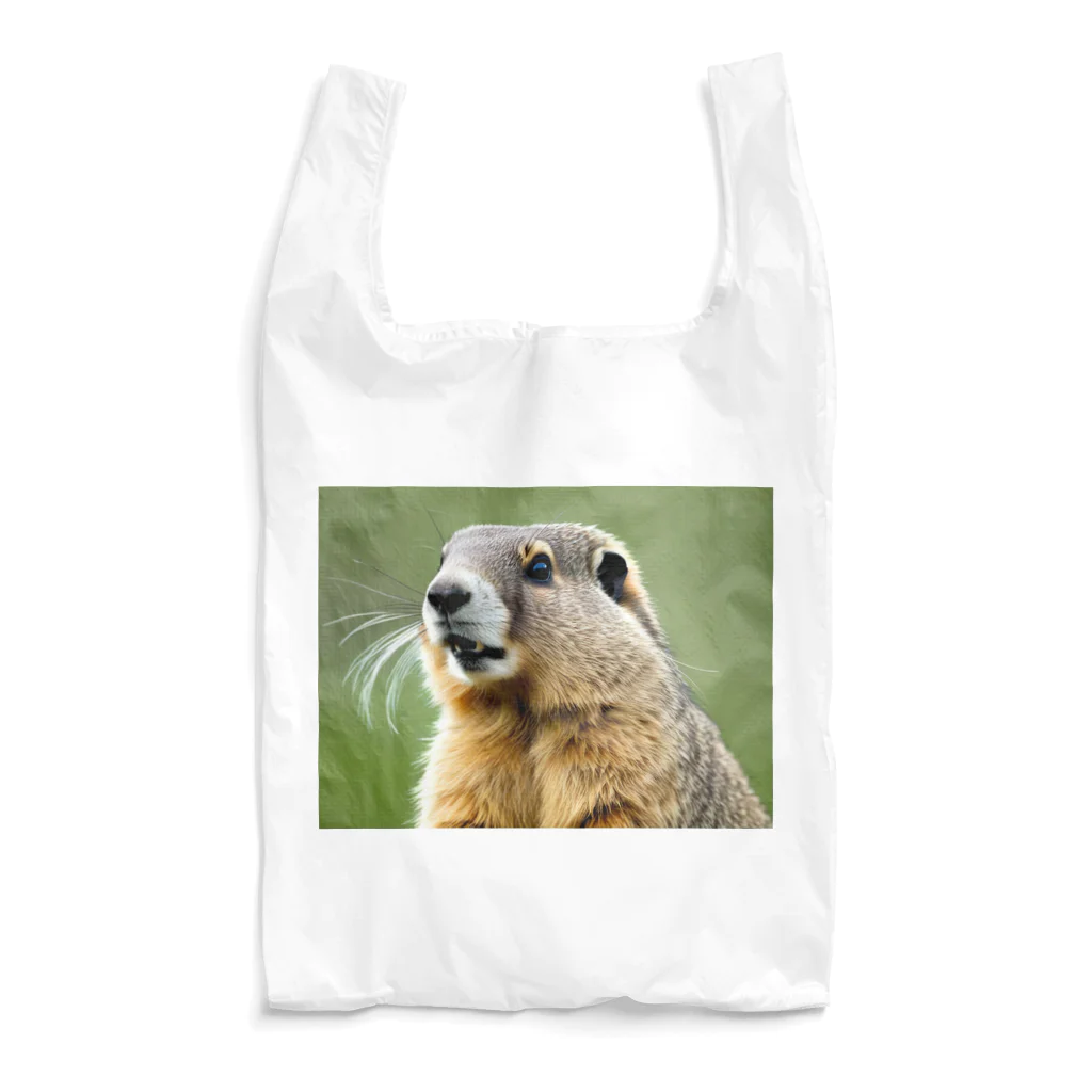 ジャパネットケフィアのぽってりマーモット(小物) Reusable Bag