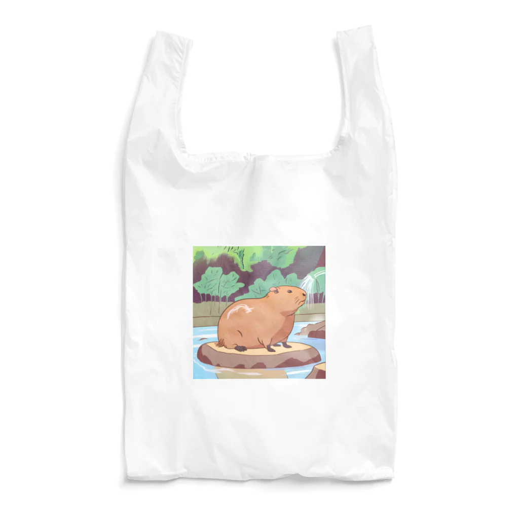 アマサキの癒しのアニメ調カピパラ Reusable Bag