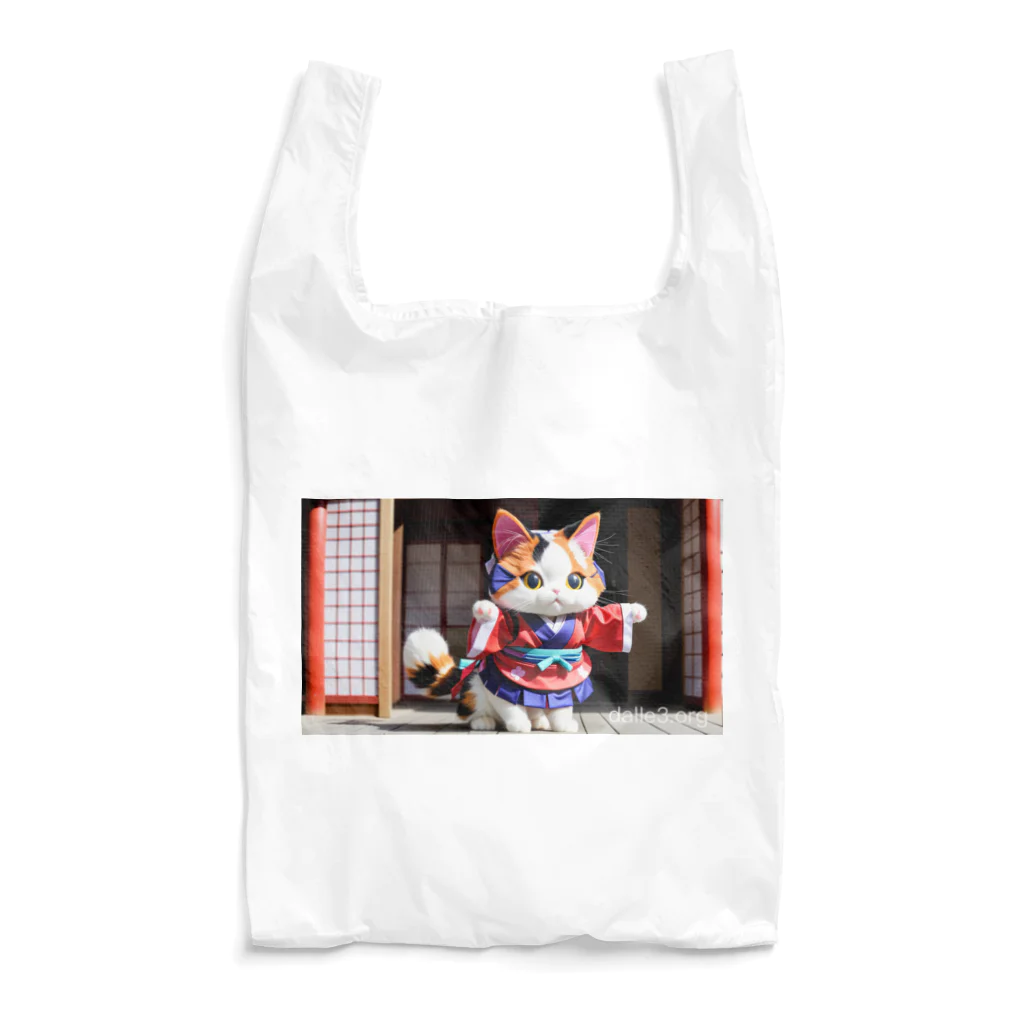 Lake Houseの三毛猫のグッズ Reusable Bag