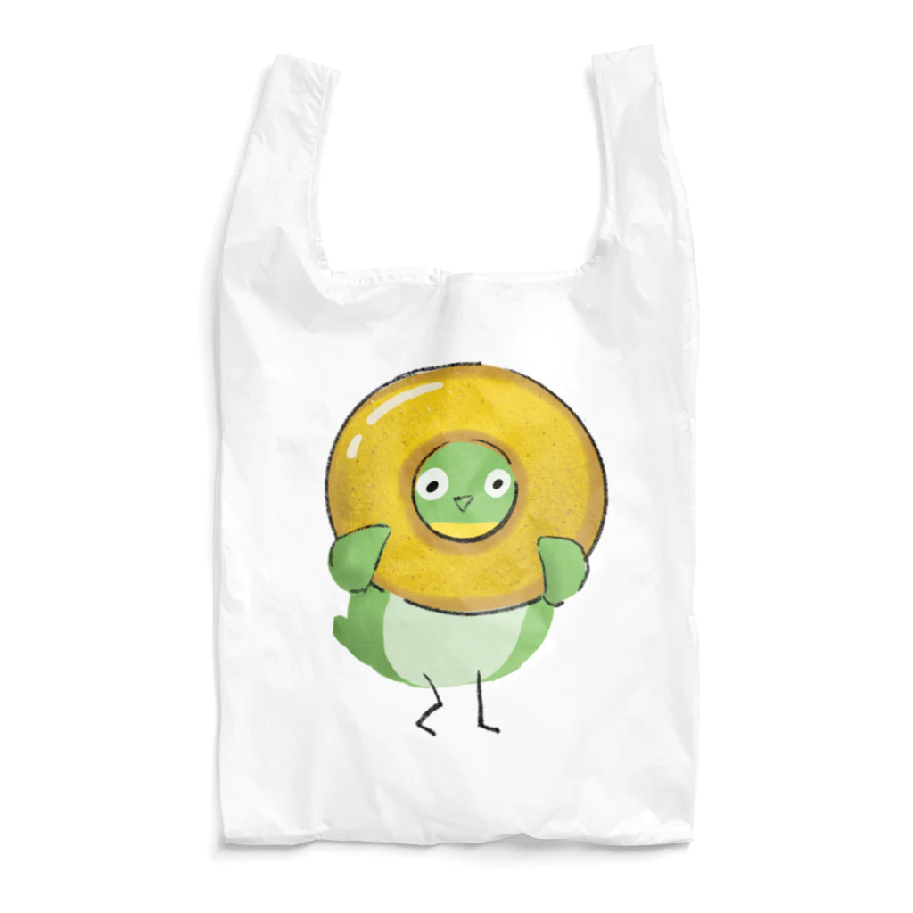 monomawaruのメジロとドーナツ  Reusable Bag