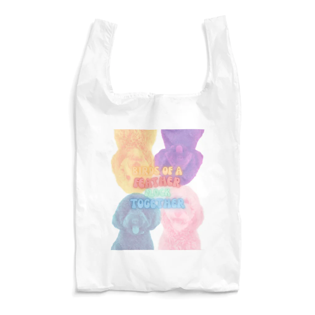 HeidiのRETRO-POP DOODLE DOGS  Reusable Bag