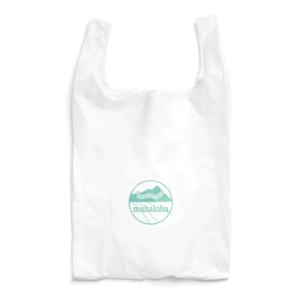 mahaloha808のmahaloha 丸ロゴ Reusable Bag