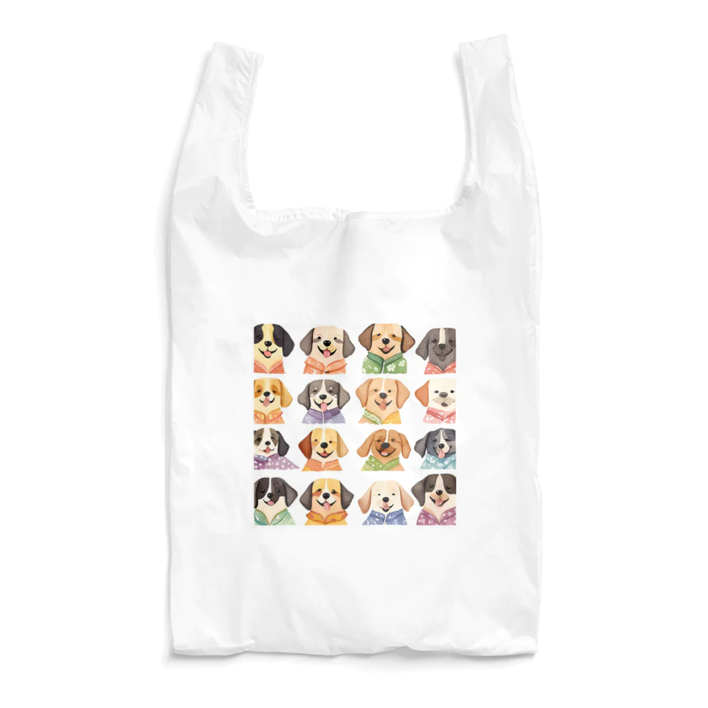 ハワイライフのアロハシャツ犬 Reusable Bag