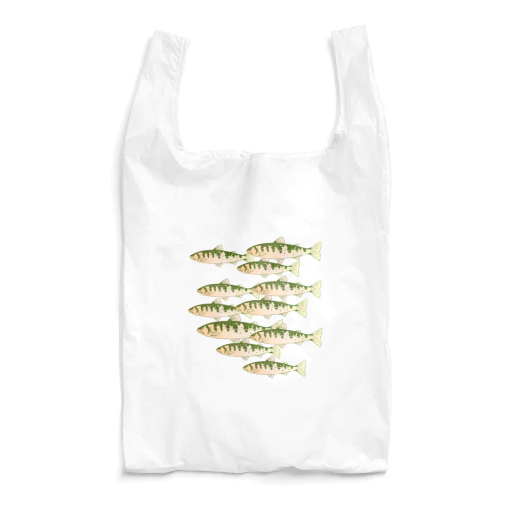 chicodeza by suzuriのヤマメの魚群 Reusable Bag