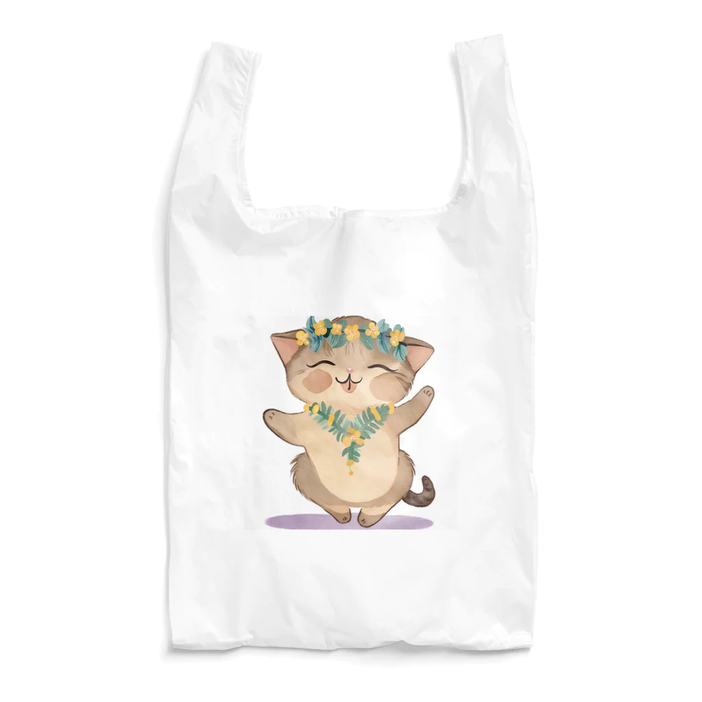 ハワイライフのアロハねこ Reusable Bag