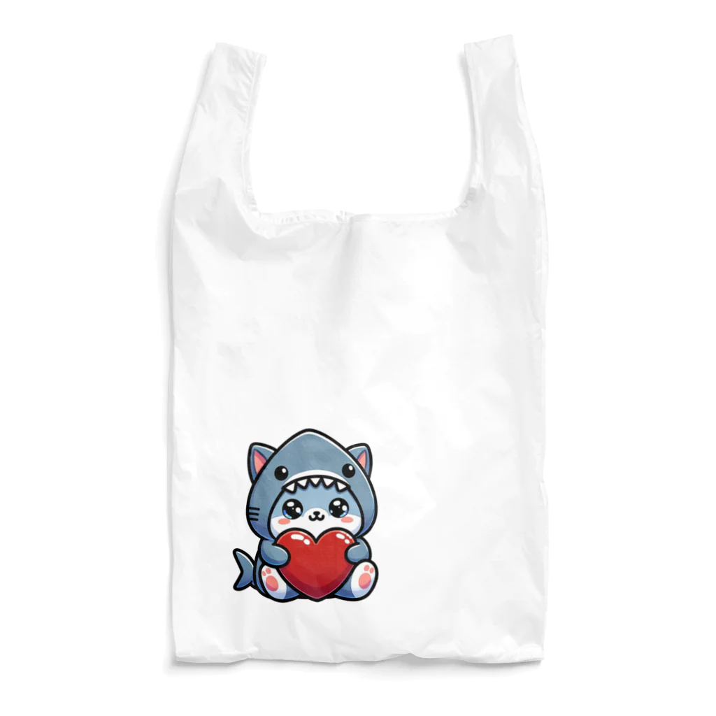 きぐるみあにまるず！のハート抱っこ着ぐるみネコ Reusable Bag