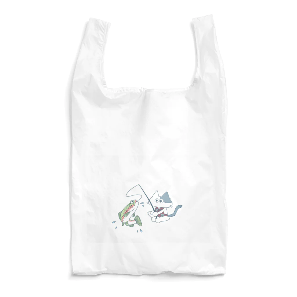 pomtoftonのFishing Cat  Reusable Bag