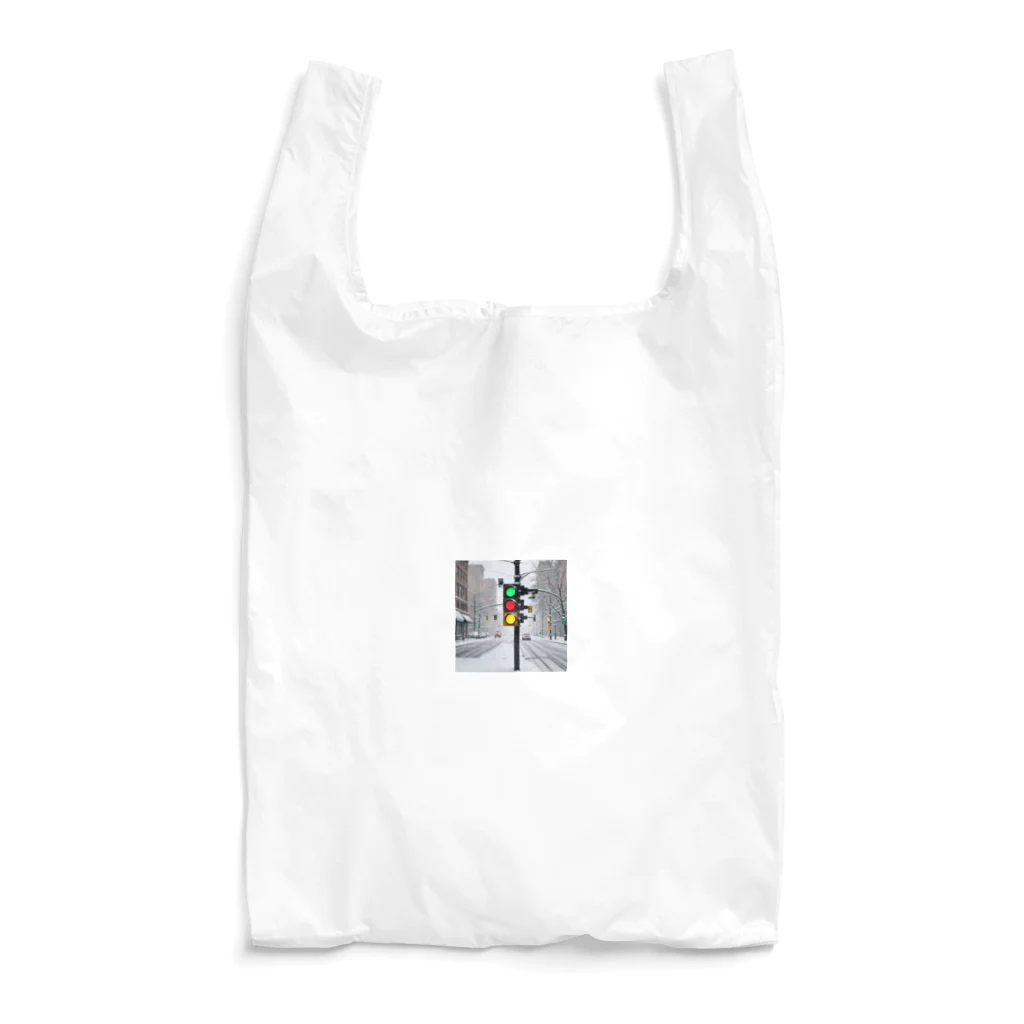 ft141104の「とある国の冬の信号」 Reusable Bag