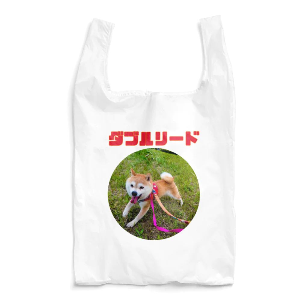 毛玉のおうちチャリティーグッズ販売suzuri部のダブルリード Reusable Bag