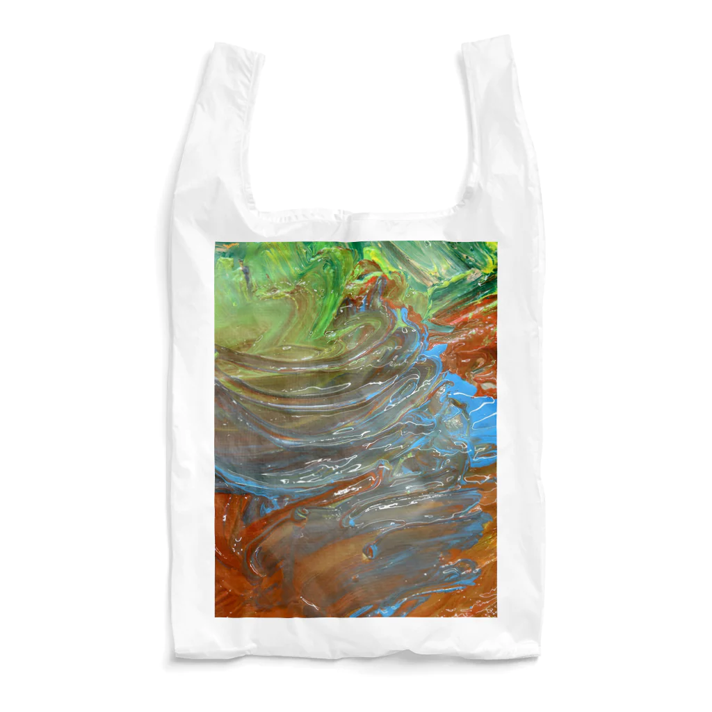 ﾖﾜｼのorange turquoise green MIX Reusable Bag