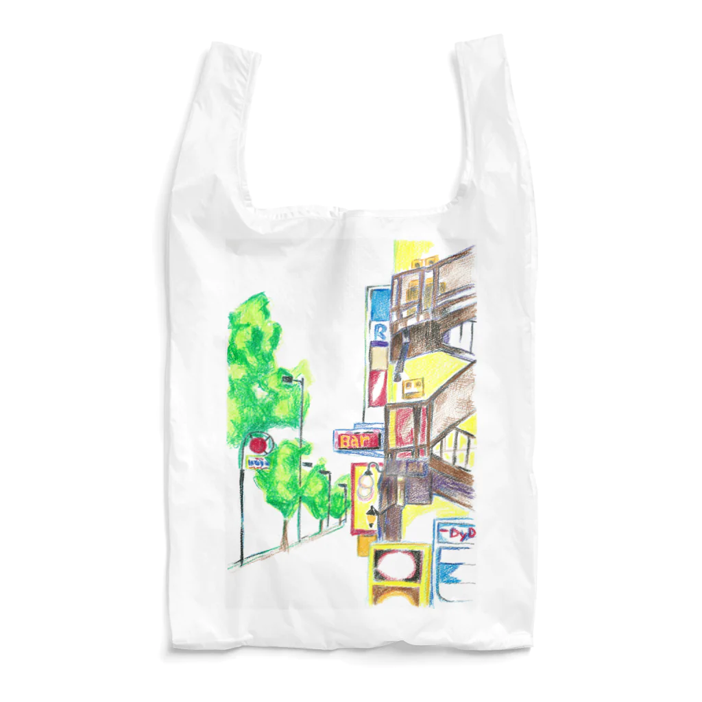 クサイＴシャツ屋さんのとある街並みの風景 Reusable Bag