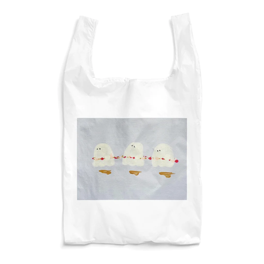 じゅんのおばけちゃんの花電車 Reusable Bag