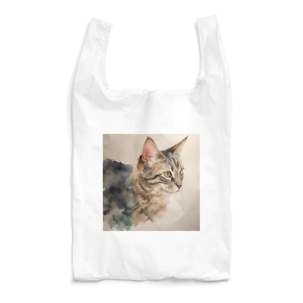 OkometoOmochiの横向き猫 Reusable Bag