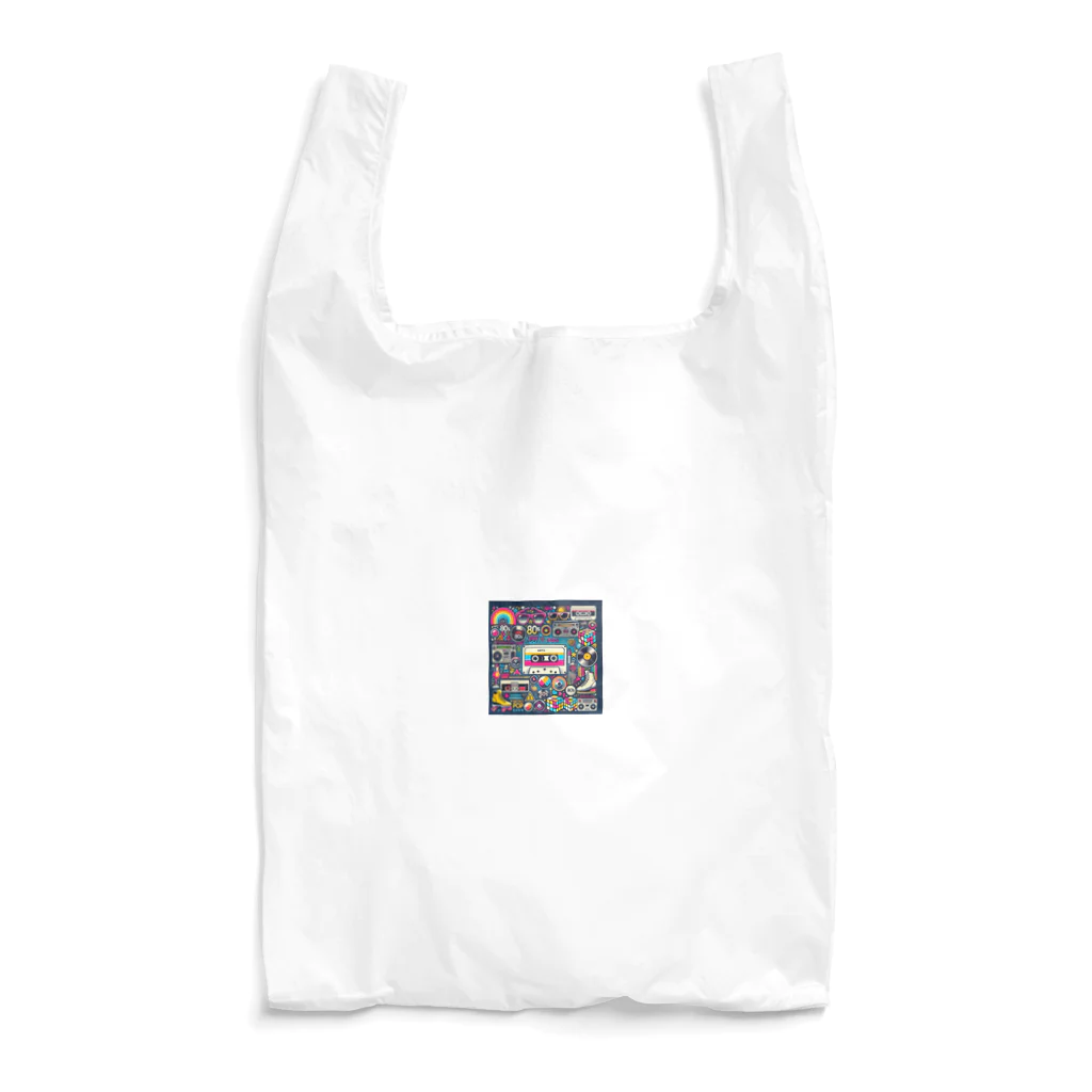 keyworks_shopの昭和レトロ80年代カセット Reusable Bag