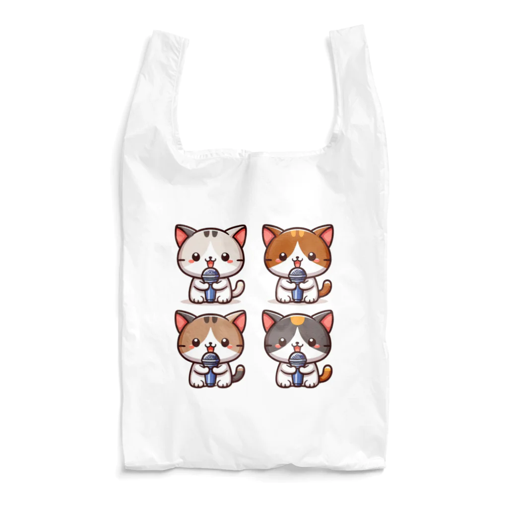 チェリモヤのねこコーラス 05 Reusable Bag