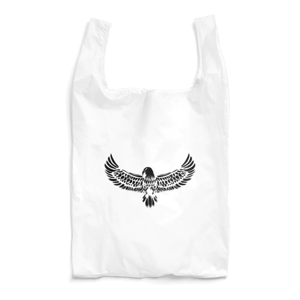 chicodeza by suzuriの鷲のシルエット Reusable Bag