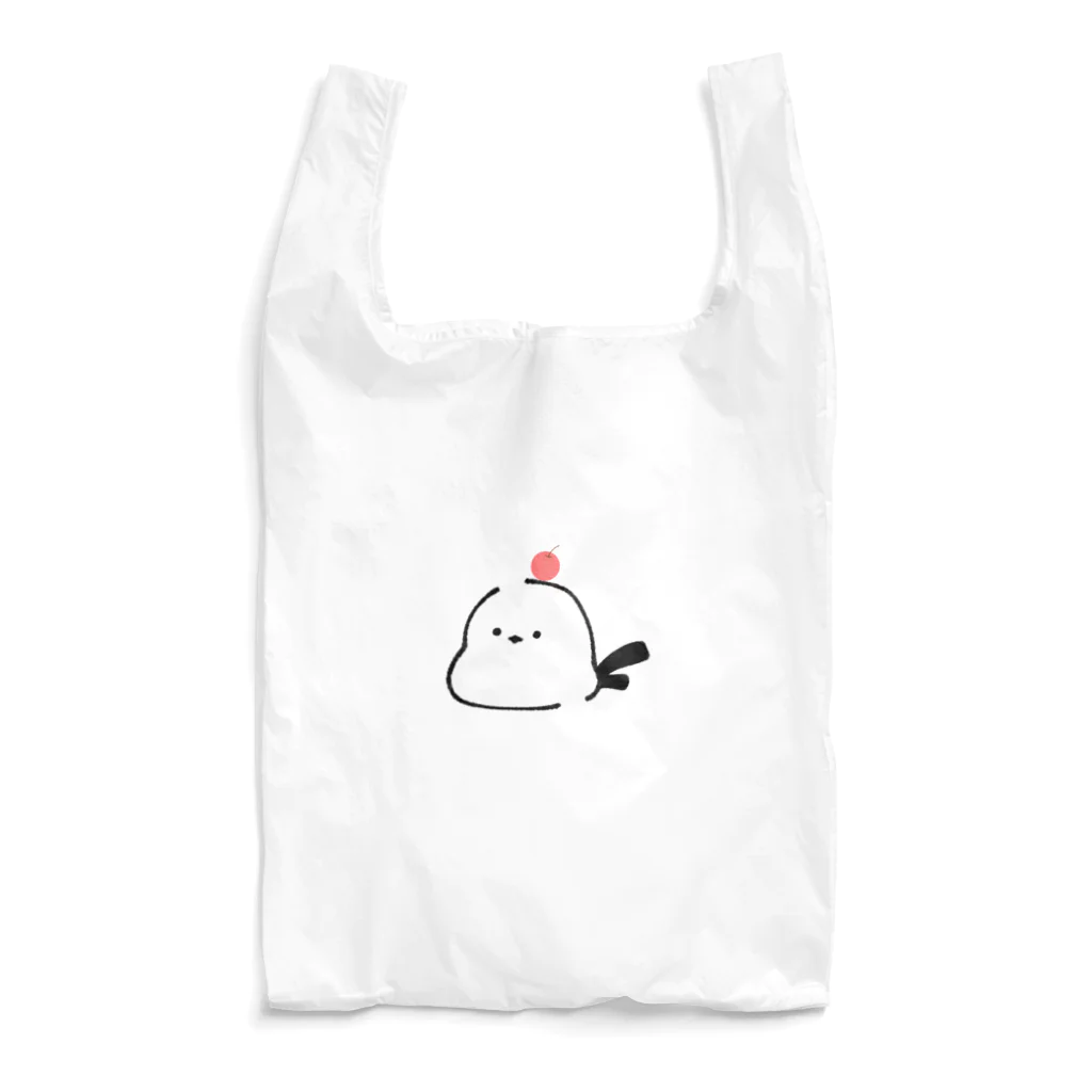 チョコミントのシマエナガ feat.ｻｸﾗﾝﾎﾞ Reusable Bag