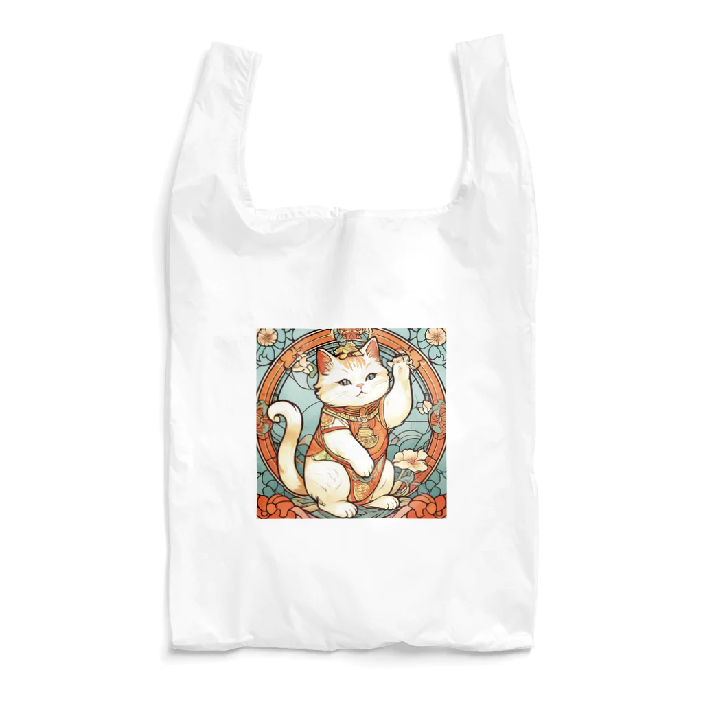 ゆまちゃんの開運雑貨屋さんの集客用子招き猫 Reusable Bag