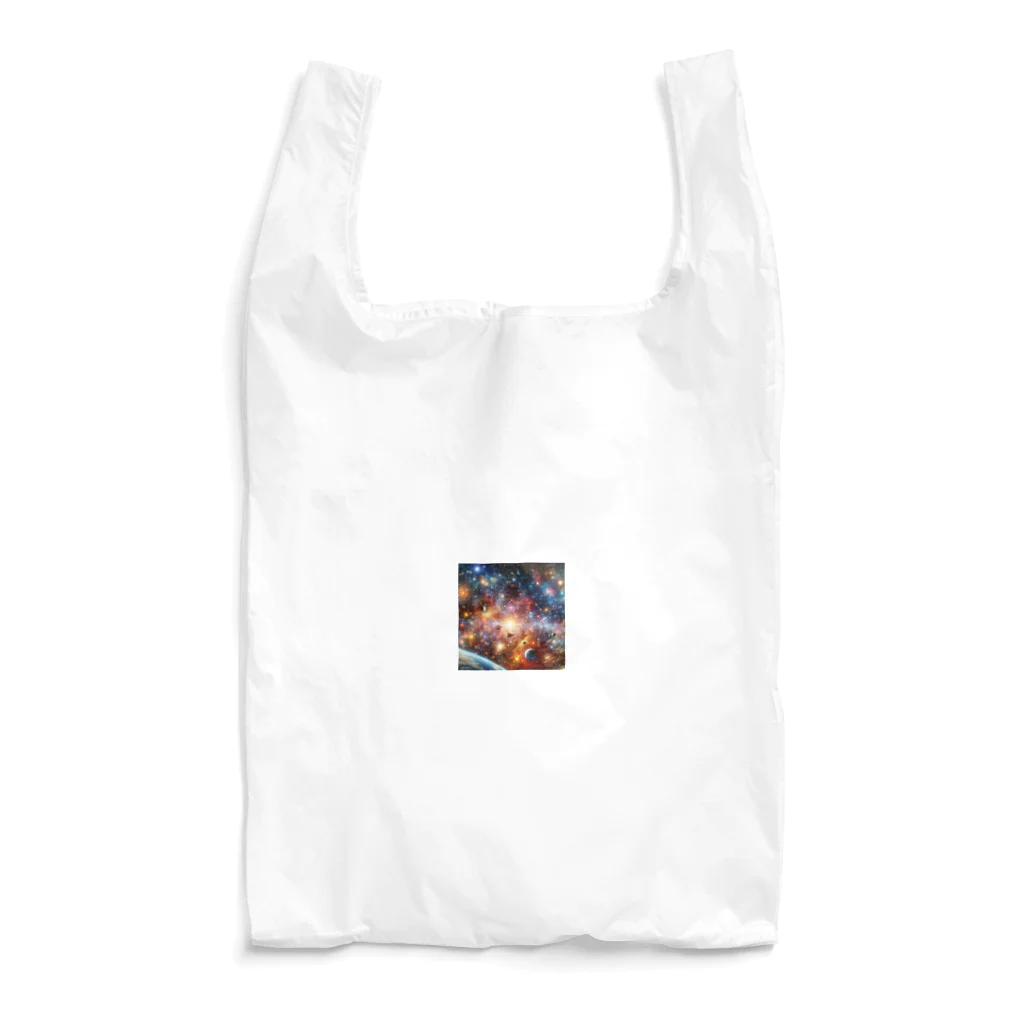 何でもありデザインの広大な宇宙 Reusable Bag