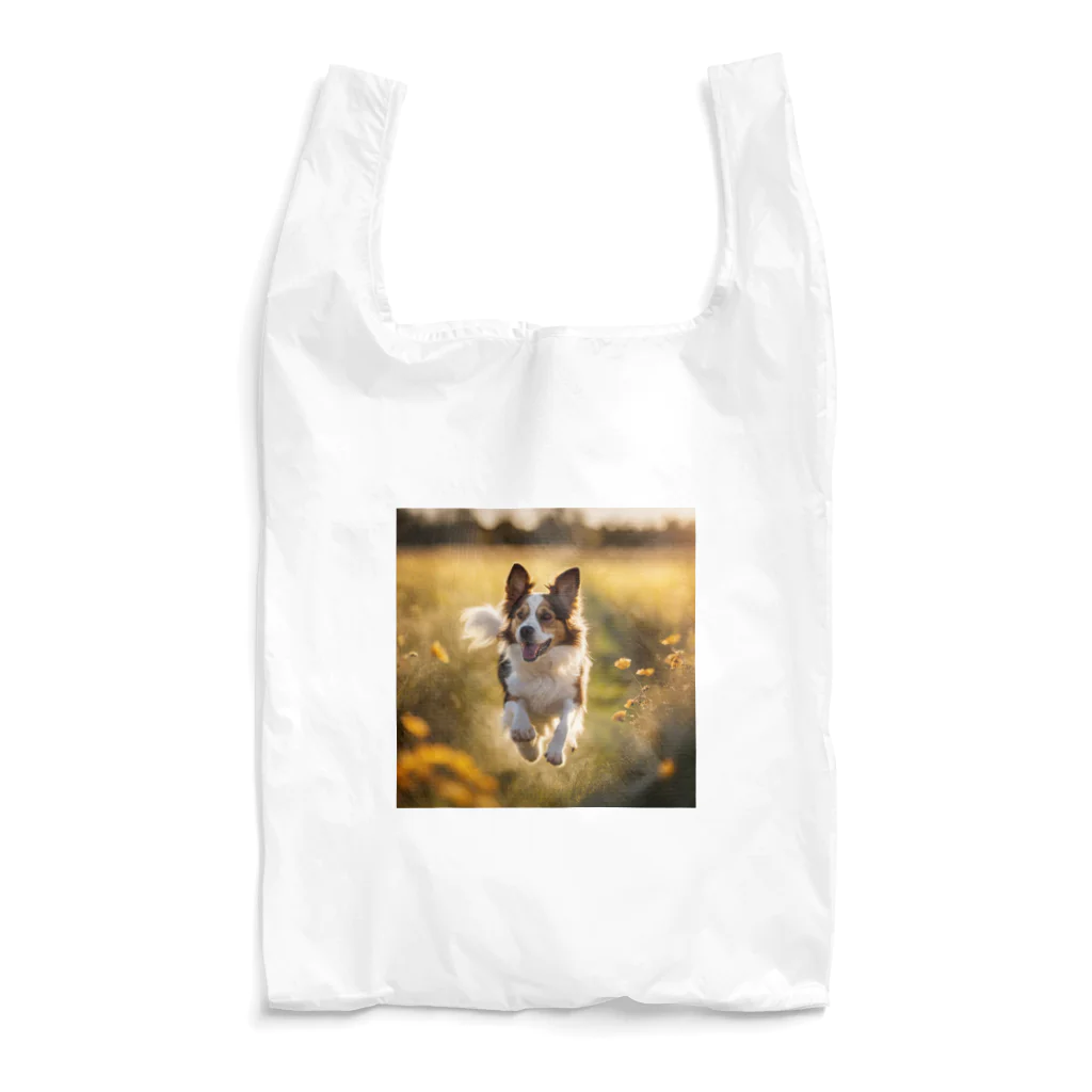 zigerparkのお花畑を駆ける犬 Reusable Bag