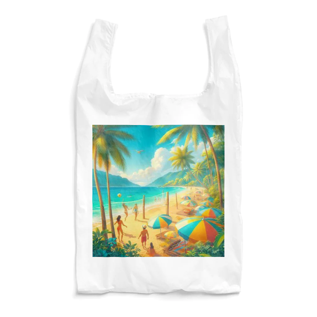 Rパンダ屋の「夏のビーチグッズ」 Reusable Bag