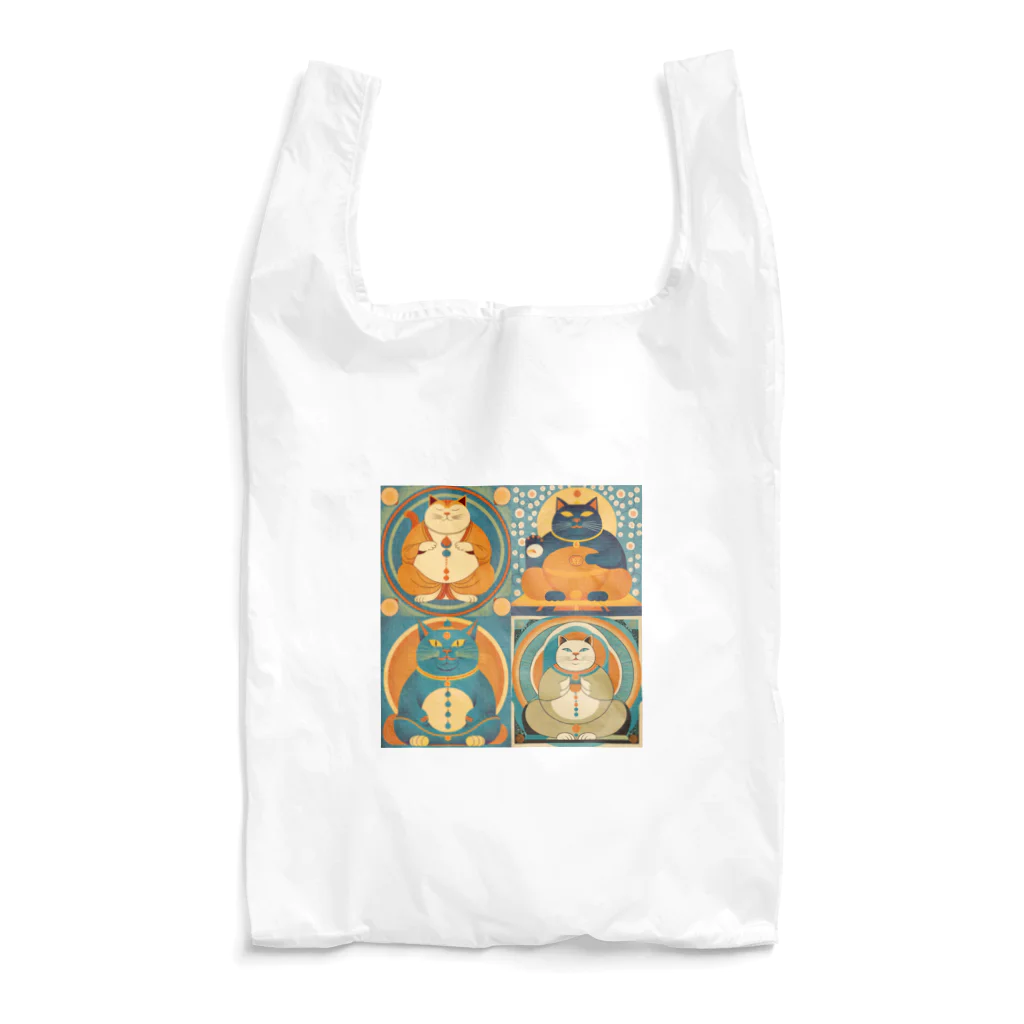 yuki-naの太った猫グッズ Reusable Bag