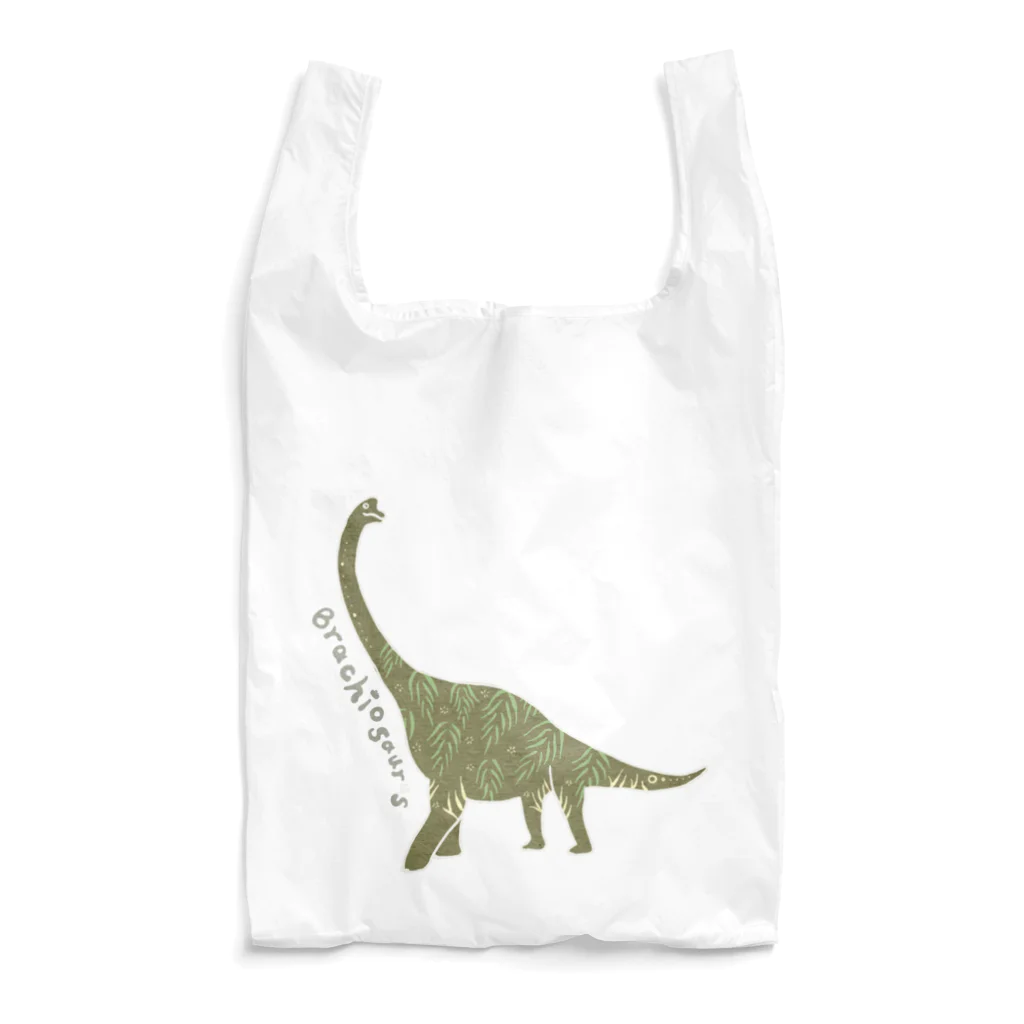 楽園Dinosaurの楽園Dinosaur*プラキオサウルス Reusable Bag