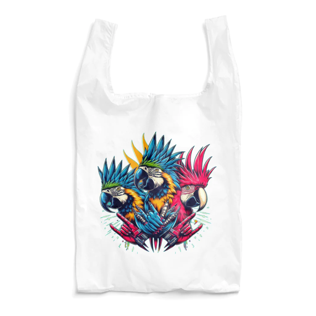 momonekokoのROCKなオオム Reusable Bag