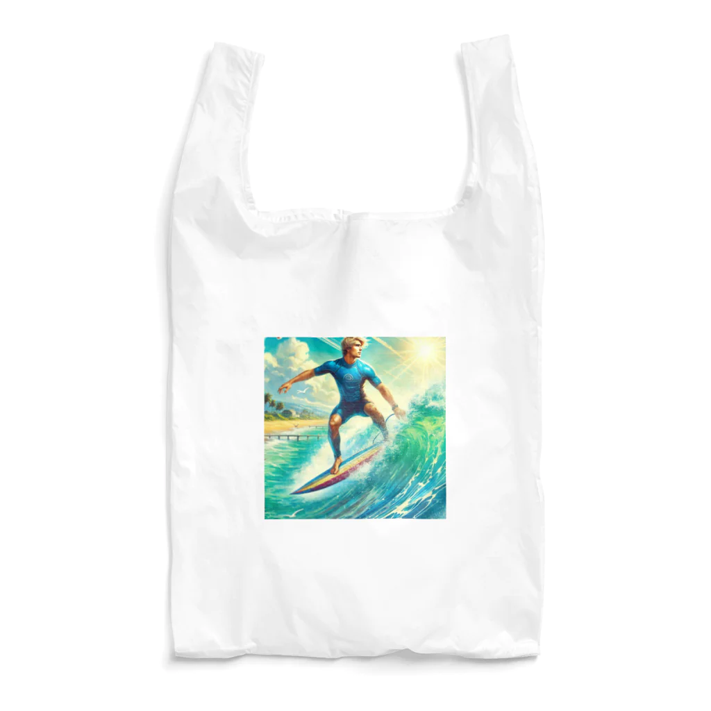 mitsuhiroのサーフィン男子 Reusable Bag