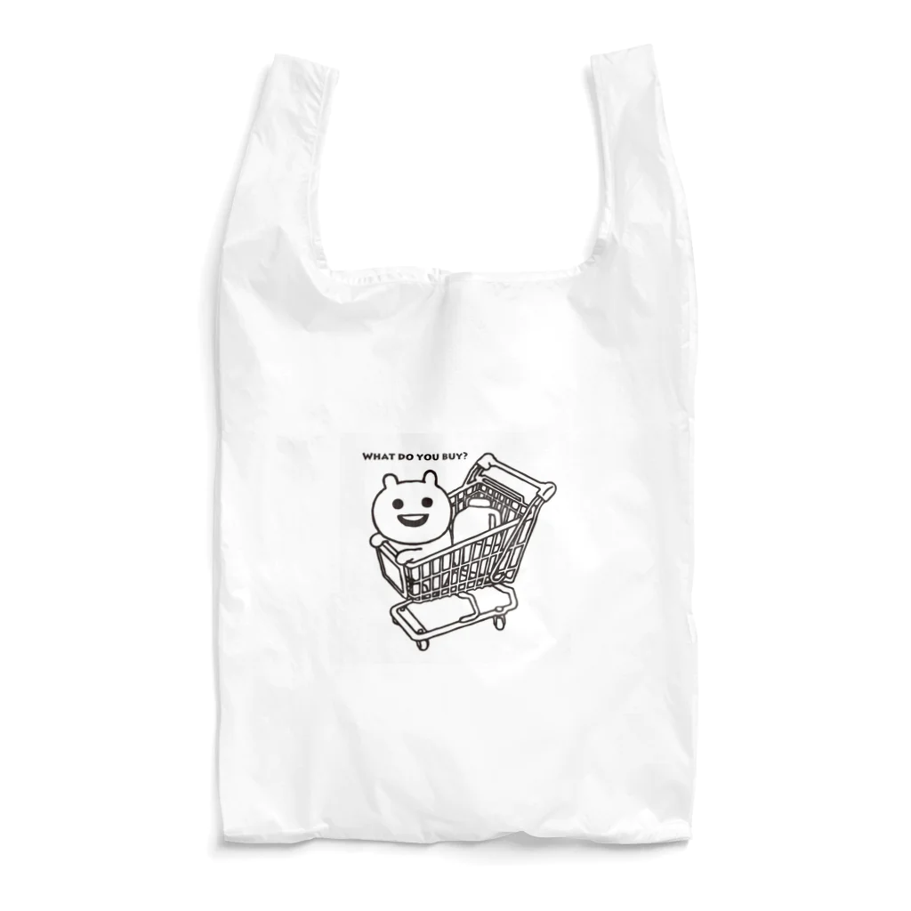 エナメルストア SUZURI店のカートに乗るマエバサン Reusable Bag