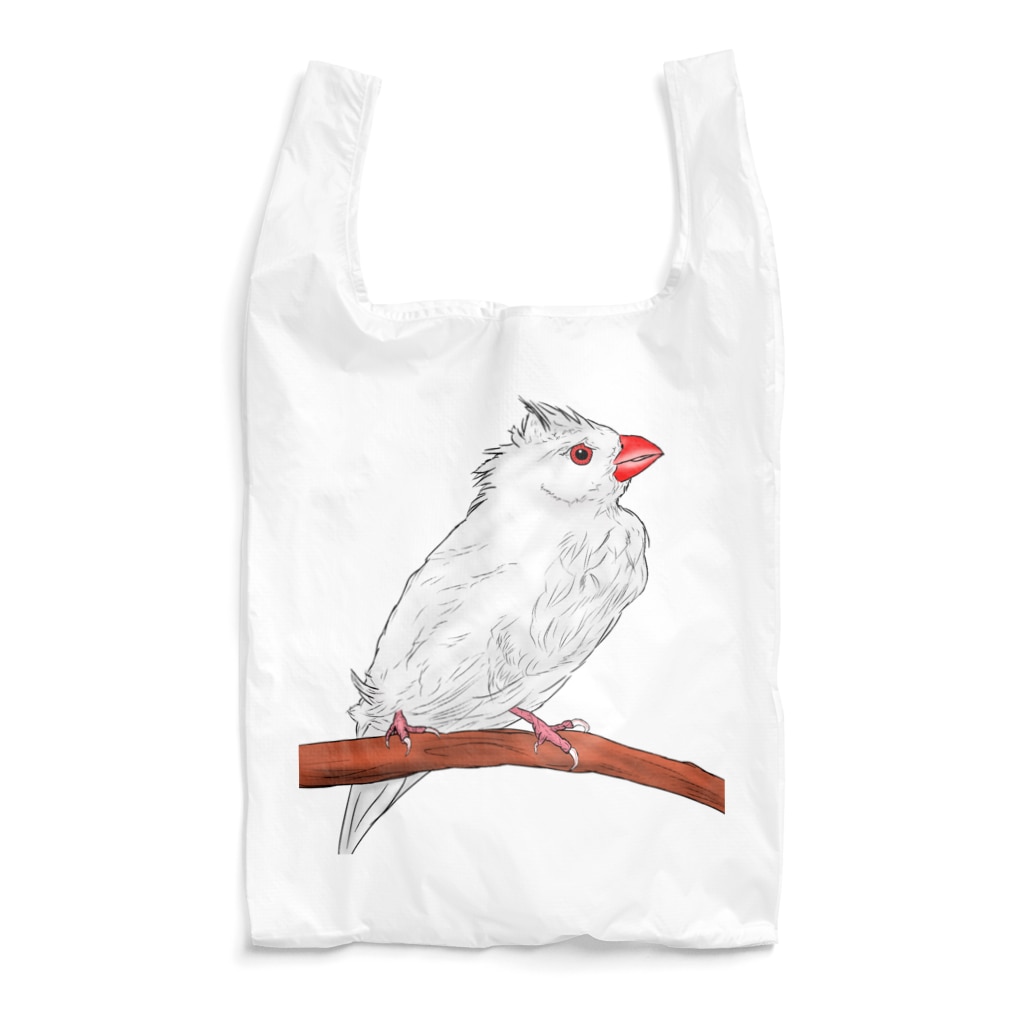 Lily bird（リリーバード）の水浴び文鳥 カラー Reusable Bag