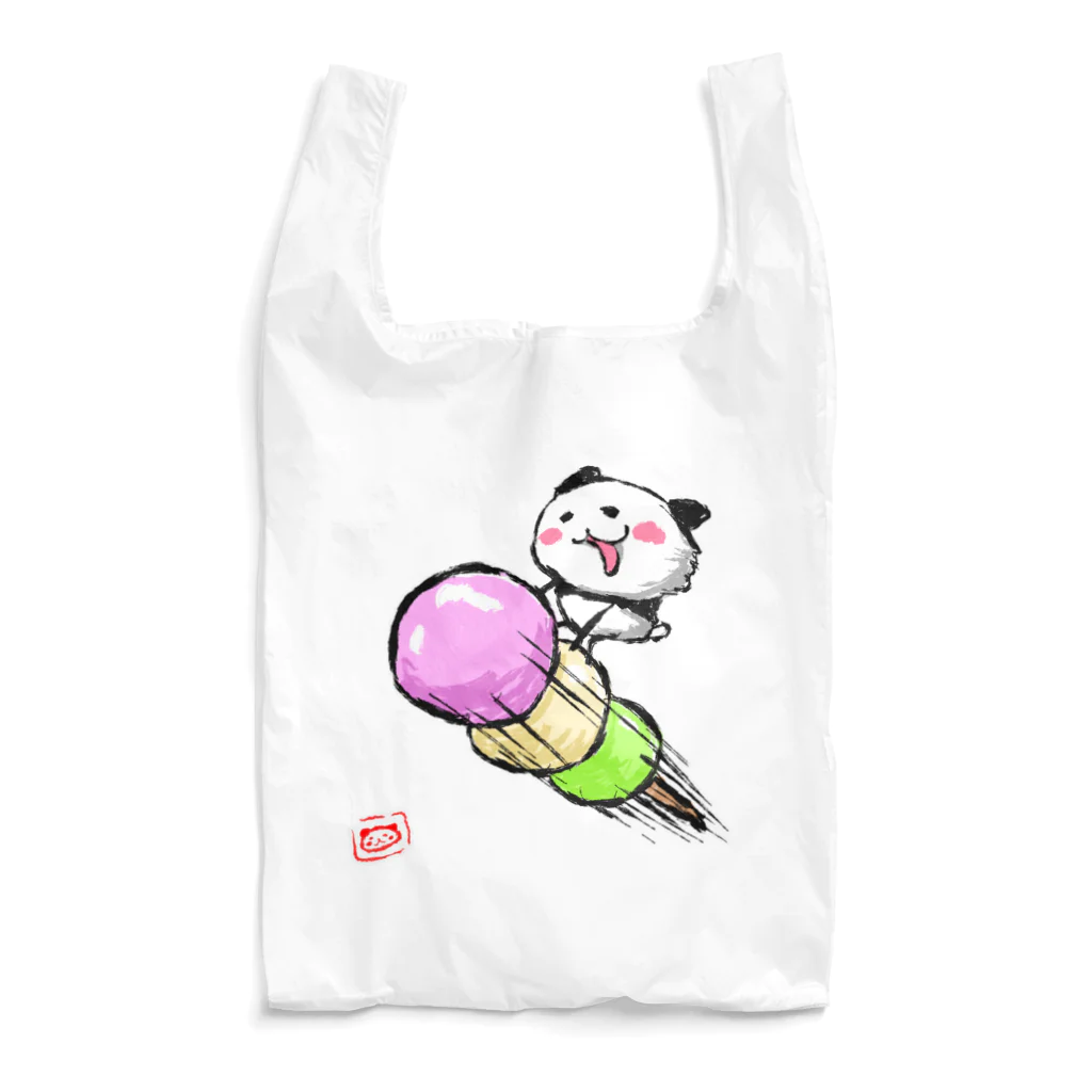 しゅりんぷぅ2番館の3色団子パンダ Reusable Bag