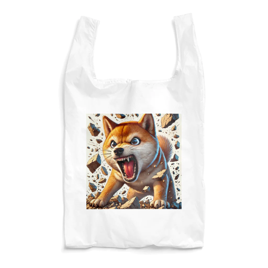 拒否柴ピースの激烈拒否柴 Reusable Bag