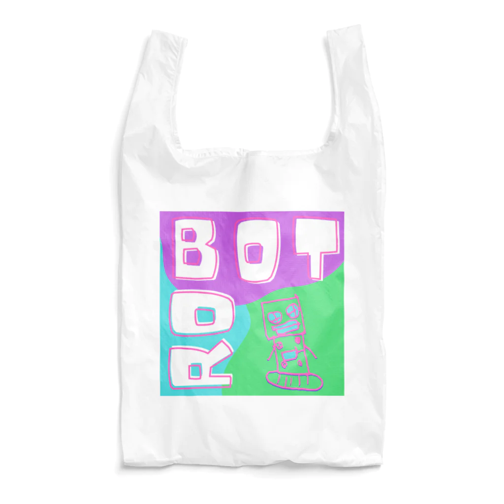 design labのBOT BOY - Pink Pop Edition Reusable Bag