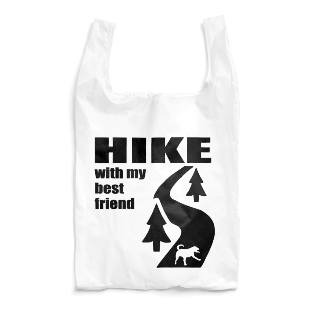 too muchの人間用のHIKE黒 Reusable Bag