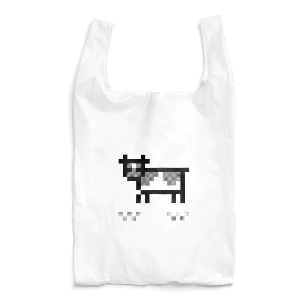 牛のTシャツ屋のpixel cow Reusable Bag
