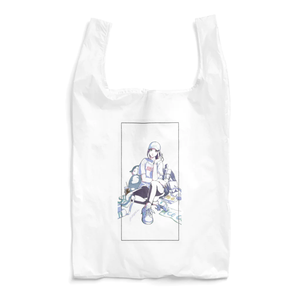kitaooji shop SUZURI店のCool girl prototype  Reusable Bag