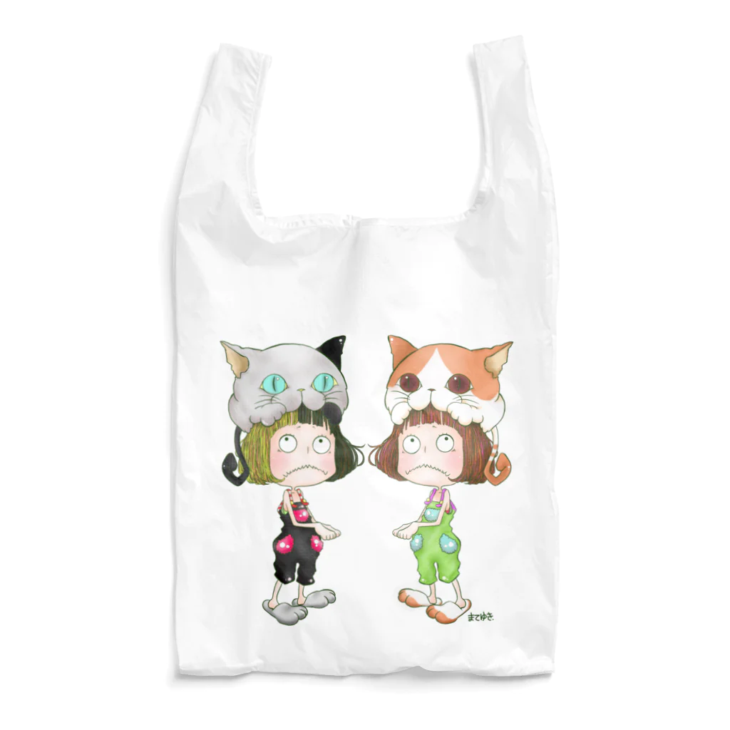 まてゆき.のガブねこズ Reusable Bag