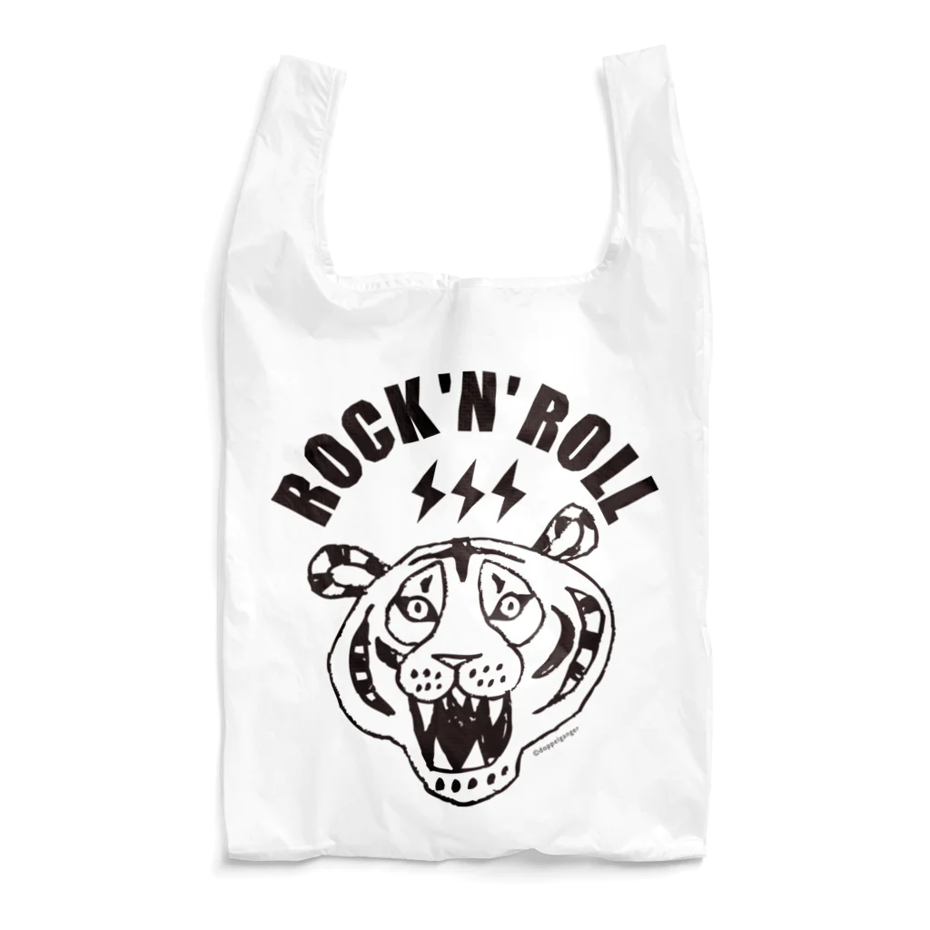 ROCK 'N' ROLL TIGER　ロックンロール タイガーの寅年 ROCK 'N' ROLL TIGER タイガー／トラ／虎 エコバッグ