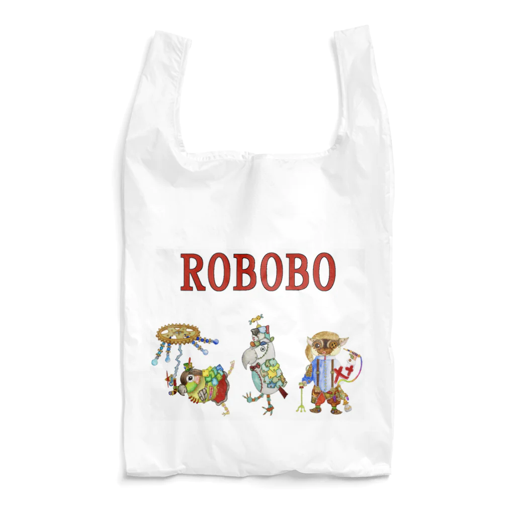 ねこぜや のROBOBO ロボトリオ🤖 Reusable Bag