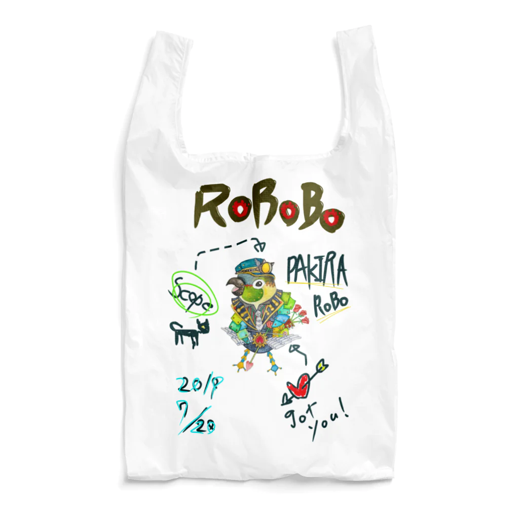 ねこぜや のROBOBO 「パキラロボ」 Reusable Bag