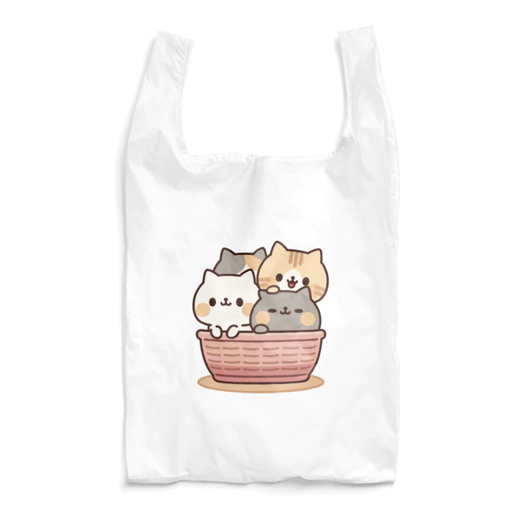 DECORのネコがいっぱい/カゴver. Reusable Bag