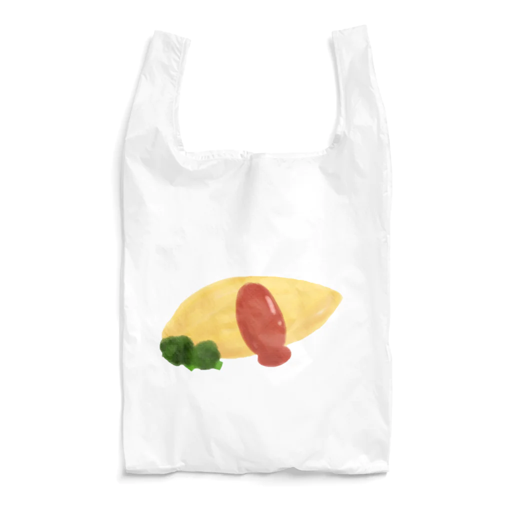 旻天堂(旧 ゆうれい星)の水彩オムライス (皿無し) Reusable Bag